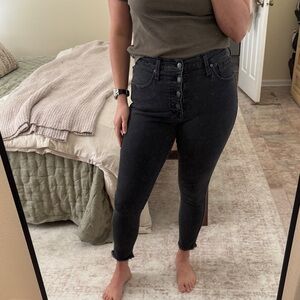 Madewell Women's Black High-Waisted Jeans